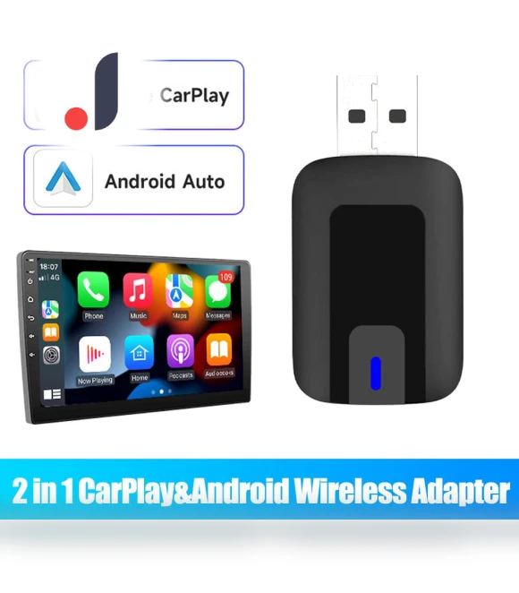 Wireless CarPlay & Android Auto Adapter — Car Accessories & Gadgets, sugarberry