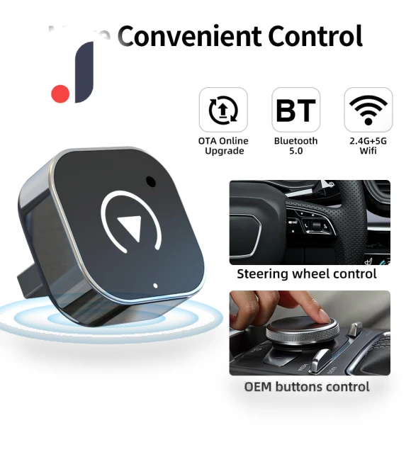 Wireless CarPlay Android Auto Adapter — Car Accessories & Gadgets, YJMP Auto Parts
