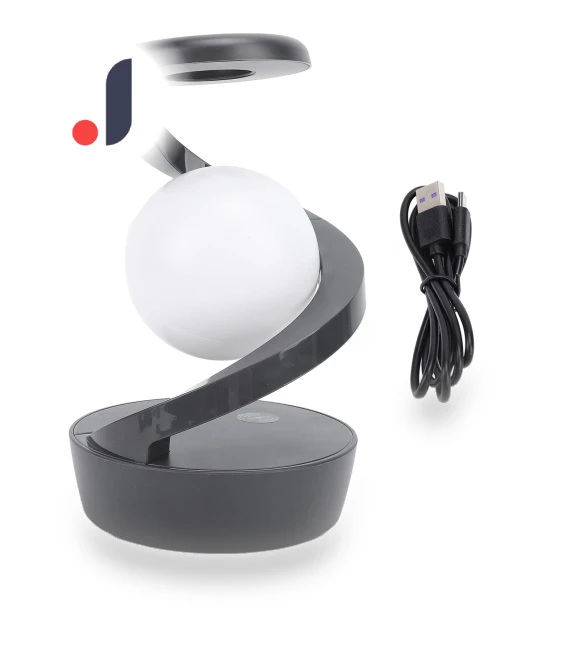 Wireless Charger Night Light Smart Control Rotating Floating RGB Color Changing Desk Lamp — Night Lights, DIYelecs