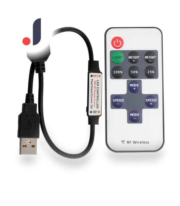 11 Key LED Strip Controller Mini Dimmer — LED Strips, Yongkomo