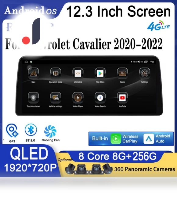 12.3-inch Android 14 CarPlay Stereo System — Stereo Receivers, AutoSphere