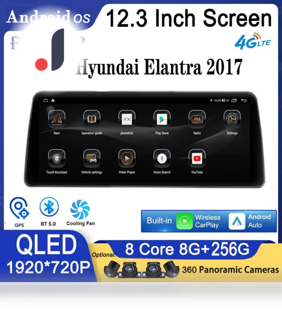12.3-inch Wireless CarPlay Navigation System — Stereo Receivers, AutoSphere