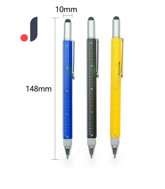 6-in-1 Multifunctional Tool Pen — Multifunction Pens, Reliable tool