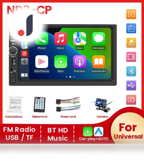 7-inch HD Touchscreen Universal Car Radio Receiver — Stereo Receivers, AutoSphere