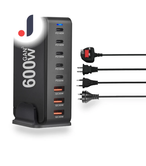 8-Port Charger Station — Chargers, JadeBamboo