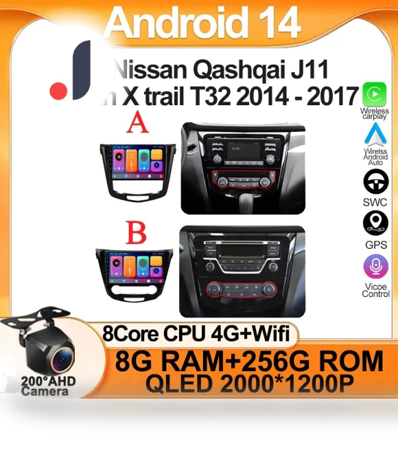 AI Voice Wireless CarPlay Android Auto Radio — Stereo Receivers, AutoSphere