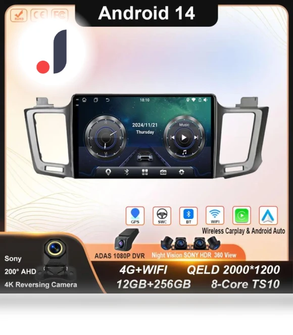 Android 14 Car Radio Player — Stereo Receivers, AutoSphere