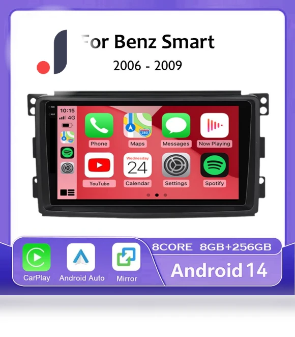 Android 14 Car Stereo with Wireless Carplay — Stereo Receivers, AutoSphere