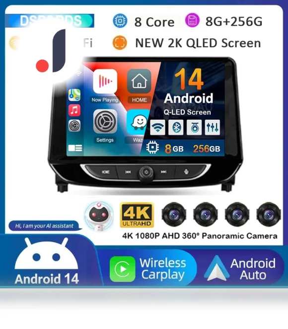 Android 14 Carplay Auto 4G+WIFI Car Radio — Stereo Receivers, AutoSphere