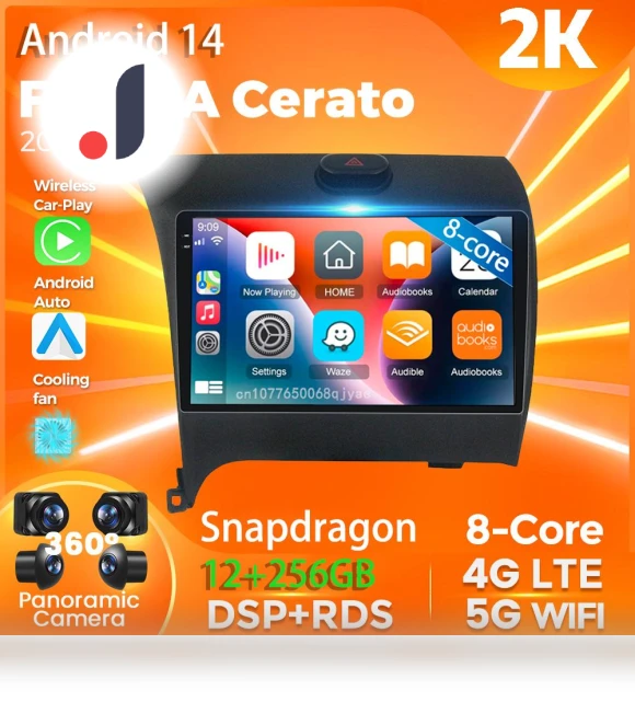 Android 14 Carplay Auto Car Radio Player — Stereo Receivers, AutoSphere