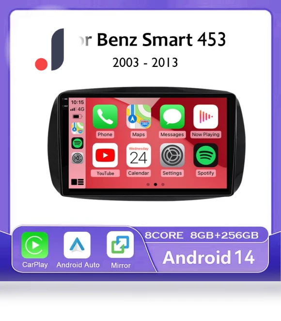 Android 14 Carplay Auto Multimedia Car Radio Player — Stereo Receivers, AutoSphere
