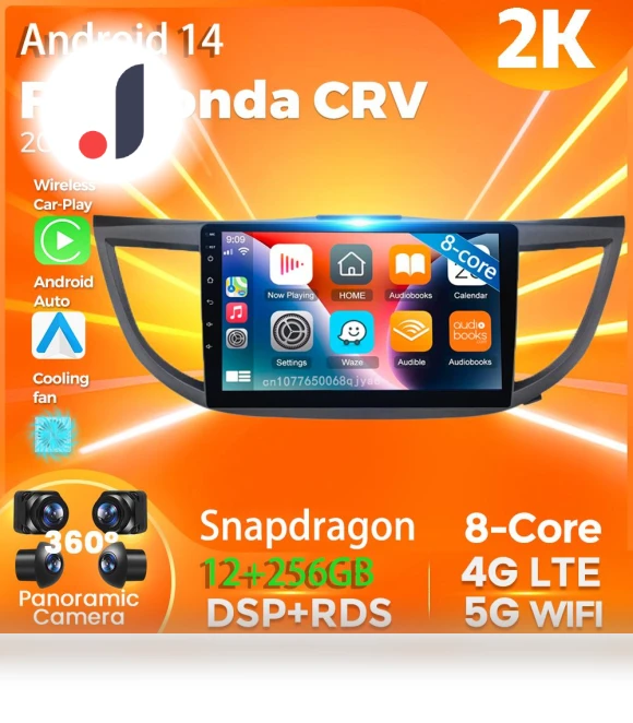 Android 14 Carplay Auto Multimedia Stereo Navigation AI Voice Head Unit — Stereo Receivers, AutoSphere