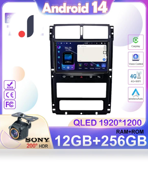 Android 14 CarPlay Radio — Stereo Receivers, AutoSphere