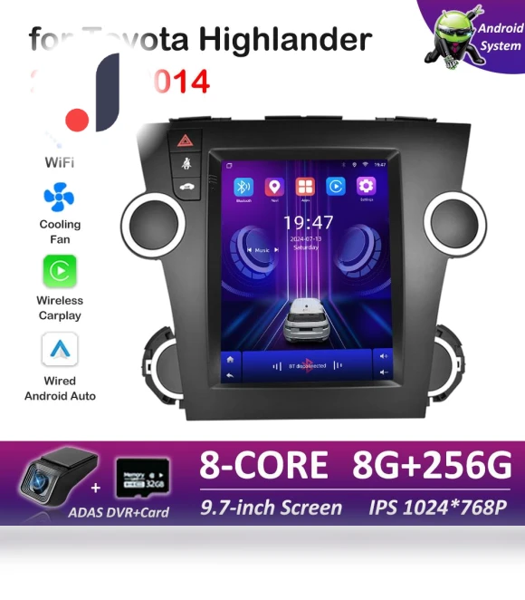 Android Smart System for Toyota Highlander — Navigation & GPS Accessories, AutoSphere