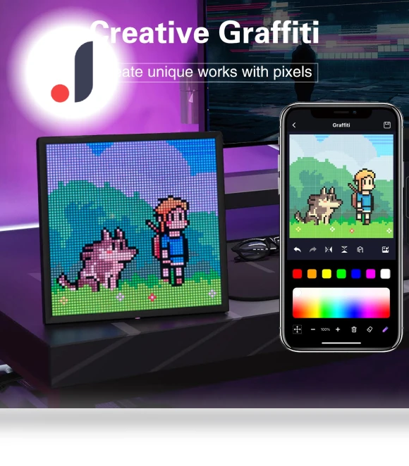 Bluetooth Smart LED Pixel Matrix Display — Light Boxes, Explorer Outdoors