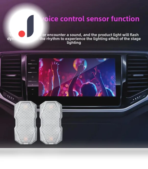 Car Ambient Light with Voice Control and Color Change — Light Kit, StrideBox