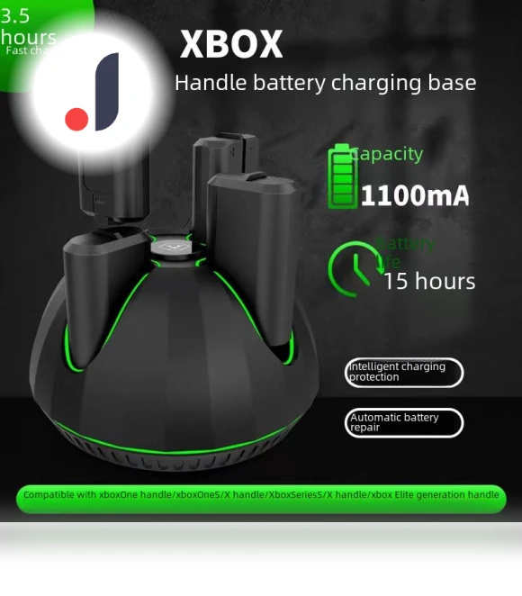 Charging Dock for Xbox Series X|S Controller with Four Batteries — Power Accessories, StrideBox
