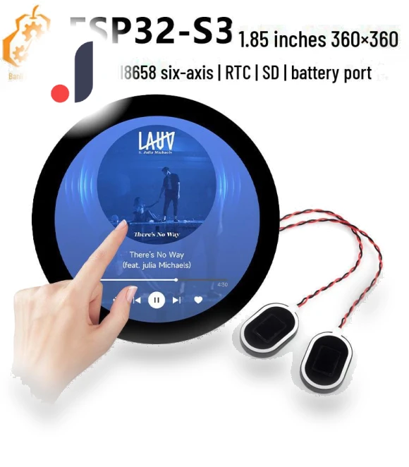 Development Board with Round LCD Display and AI Voice Assistant — Prototyping Boards, ElectroCN