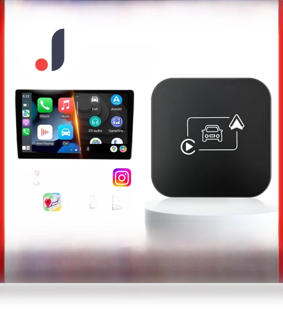 Dual-Channel Wired and Wireless CarPlay and Android Auto AI Box — Stereo Receivers, Got Now
