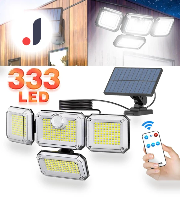 LED Solar Lights Outdoor Motion Sensor — Outdoor Security & Flood Lighting, AutoSphere