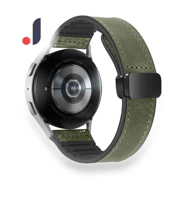 Magnetic Folding Silicone Leather Strap — Bands, Got Now