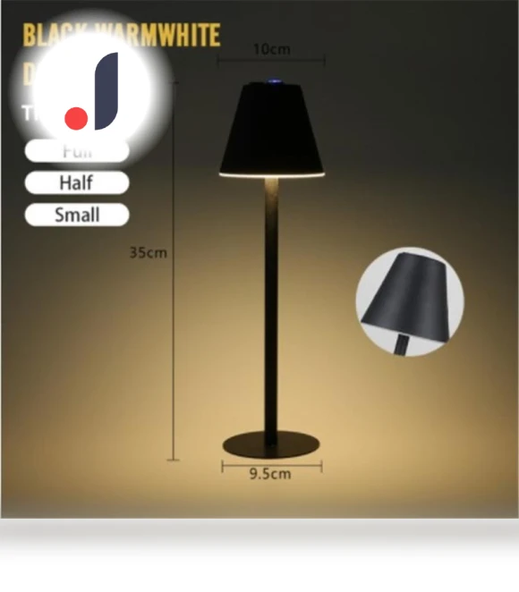 Metal Desk Lamp with Touch Dimming — Desk & Table Lighting, paraiclukl