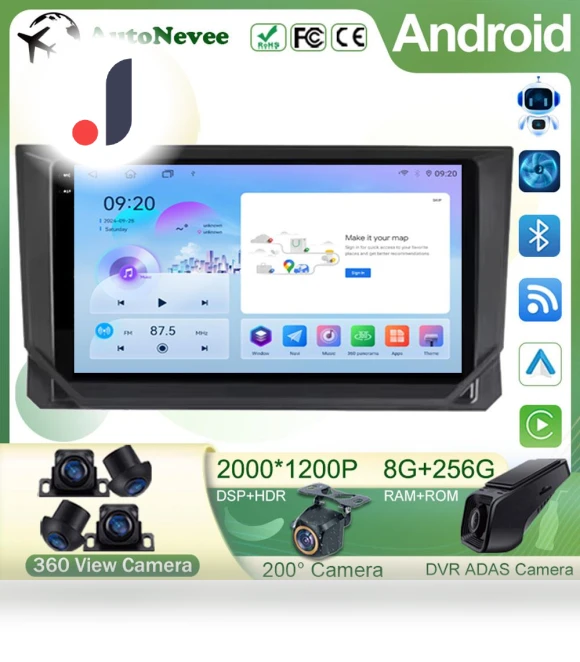 QLED AI Voice Car Multimedia System — Car Installation Essentials, AutoSphere