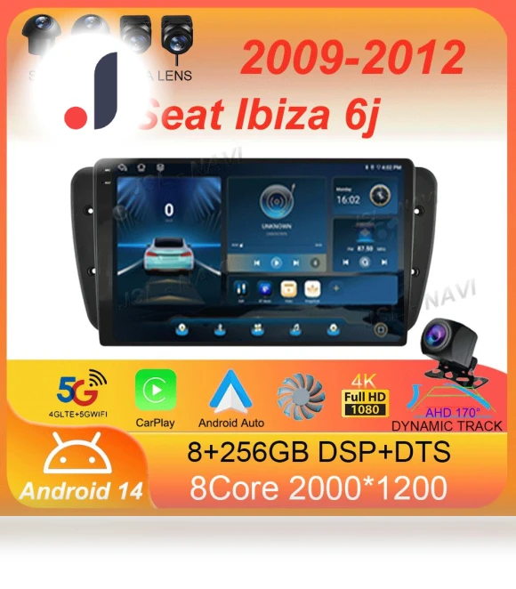 QLED Touchscreen Car Stereo with GPS Navigation — Stereo Receivers, AutoSphere