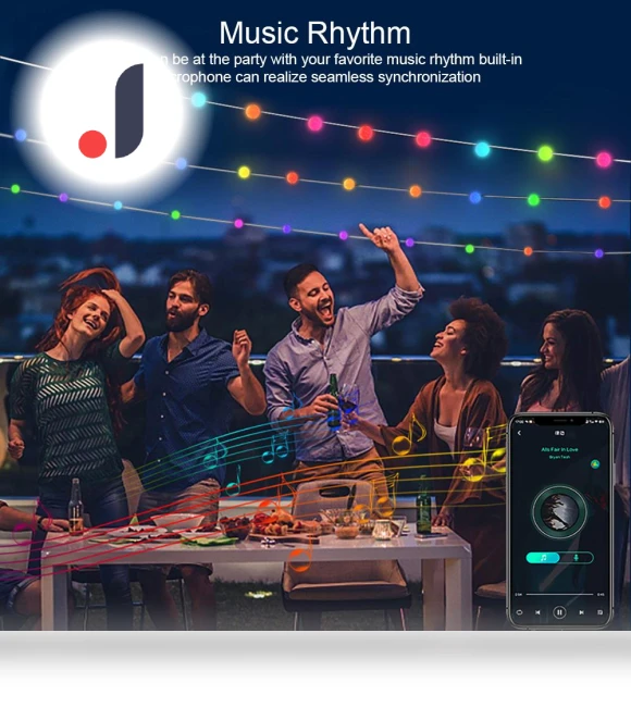 RGB Globe Garden Smart LED Light — Outdoor String Lights, Explorer Outdoors