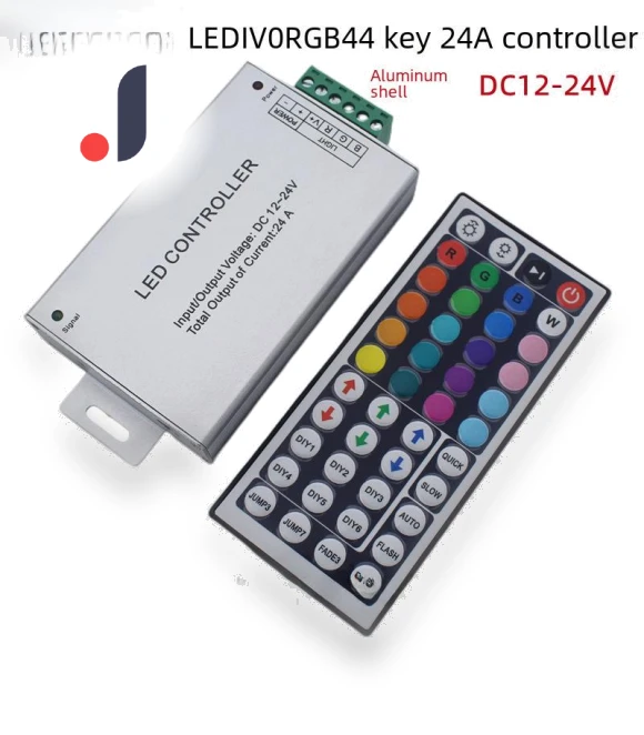 RGB LED Strip Controller and Dimmer with 44-Key Remote — Remote Controls, Polaris star