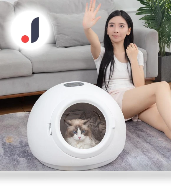 Silent Smart Pet Dryer with Sterilization — Dander Removers, CrossCart