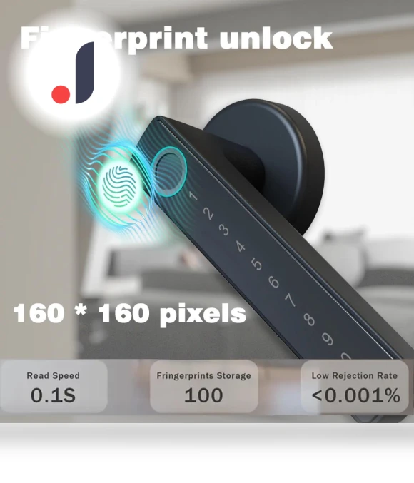 Smart Door Lock with Fingerprint — Smart Home Security, WINFREE