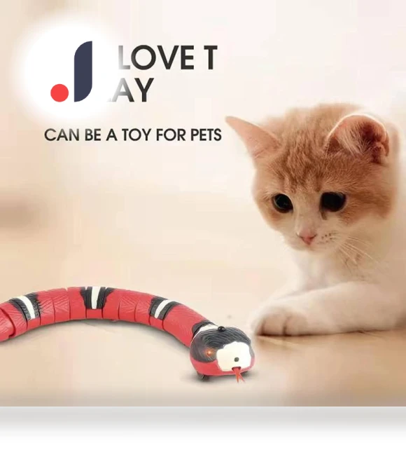 Smart Electric Induction Snake Toy — Interactive Animal Companions, QQs