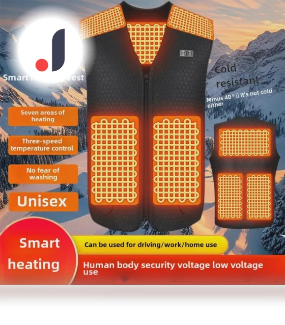 Smart Heated Vest — Men's Vests, Yugao Digital
