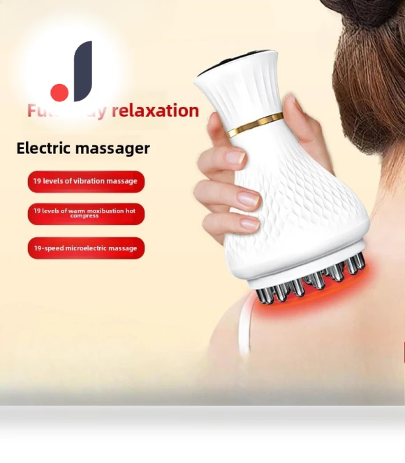 Smart Home Button Electric Massage Brush — Body Brushes, Binchi Health Technology