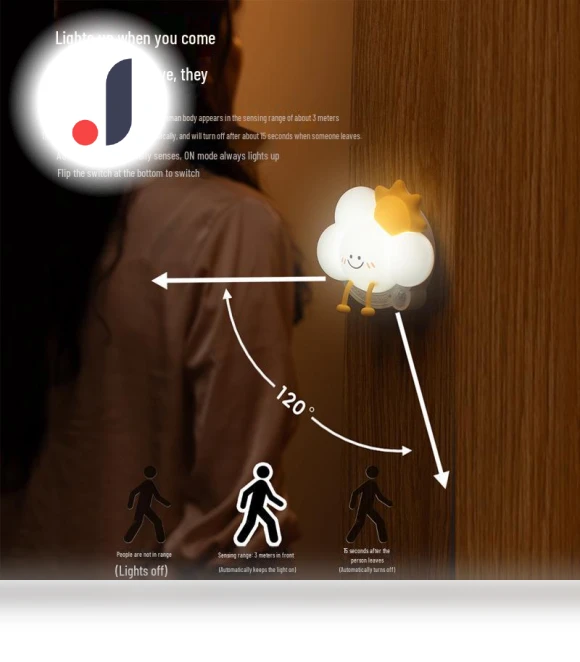Smart Induction Night Light with Light Control — Night Lights, CrestLink