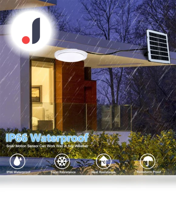 Smart LED Solar Ceiling Light — Overhead Lighting, Four season household daily use