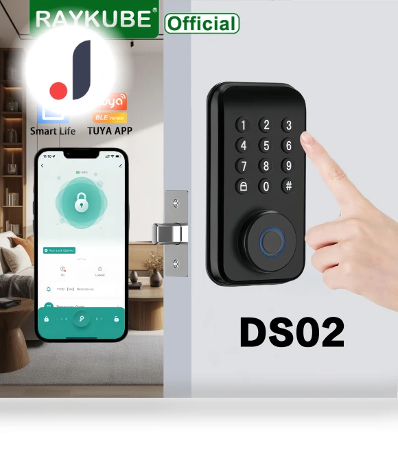 Smart Lock with Fingerprint — Smart Home Security, RAYKUBE