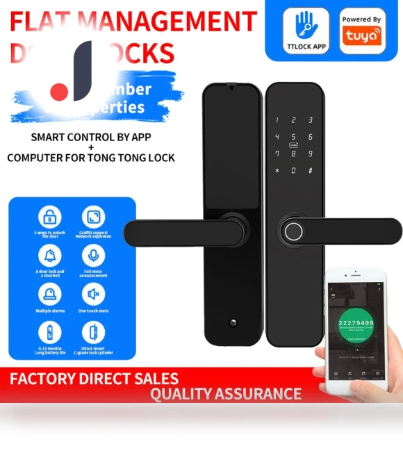 Smart Lock with Password and Fingerprint — Smart Home Security, TTLOCK