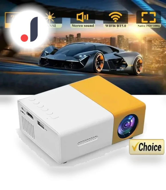 Smart Projector WiFi Auto Focus Bluetooth Android LED HD — Home Theater Projectors, GBGB