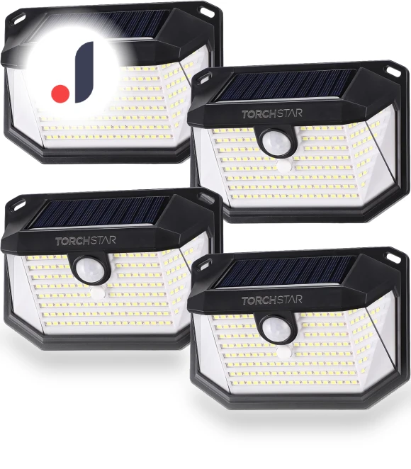 Solar Motion Sensor Lights Outdoor — Outdoor Security & Flood Lighting, AutoSphere
