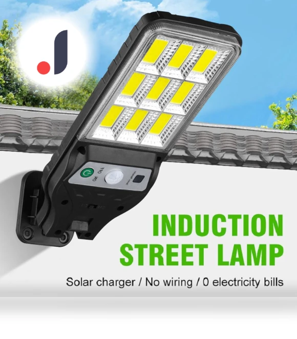 Solar Wall Lamp with Motion Sensor — Outdoor Security & Flood Lighting, AutoSphere