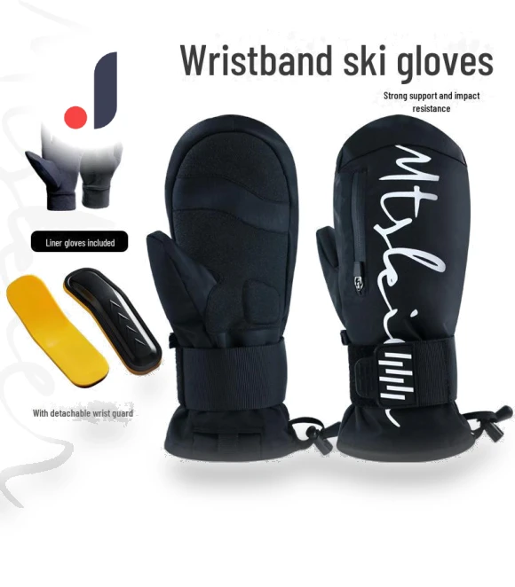 Waterproof Snowboard and Ski Gloves with Touchscreen and Wrist Support — Gloves & Mittens, VividTrove