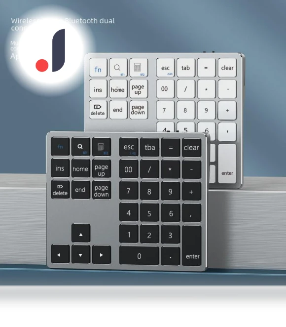 Wireless Bluetooth Dual-Mode 35-Key Silent Digital Keyboard — Keyboards, StrideBox