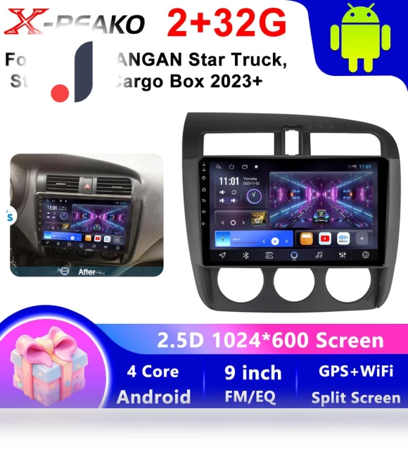 Wireless Carplay Android Auto Multimedia Player — Stereo Receivers, X-REAKO Global Car Radio