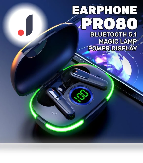 Wireless Earbuds Pro80 TWS — In-Ear Headphones, Uav parts center