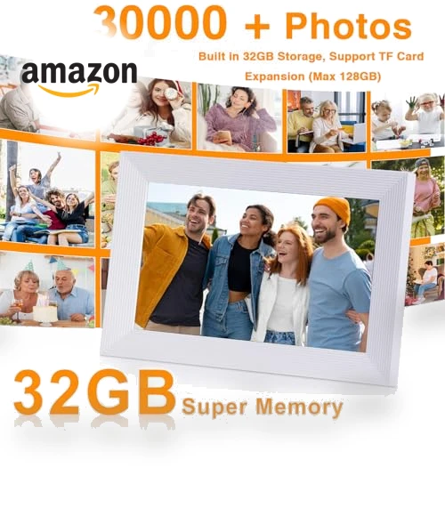 10.1 Inch Smart WiFi Digital Photo Frame — Digital Frames, QCREA