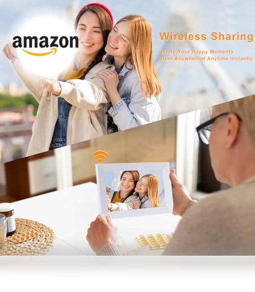 10.1 Inch Smart WiFi Digital Photo Frame — Digital Frames, QCREA
