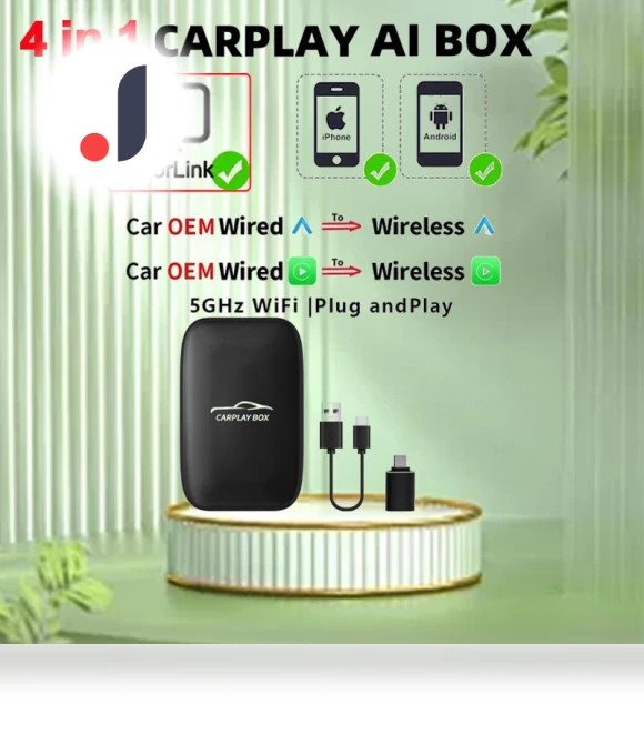 4 in 1 Carplay & Auto Box Adapter — Phone Accessories, MAOZUA01