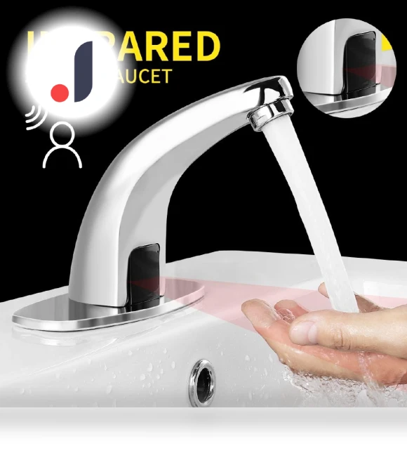 Automatic Infrared Touchless Faucet — Smart-Touch Kitchen Faucets, Ideal World